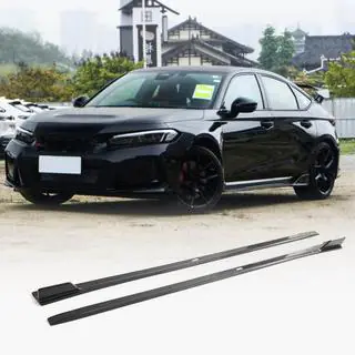 Sideskirts (Carbon) Honda Civic HB 2021– foto 1