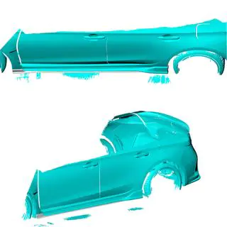 Sideskirts (Carbon) Honda Civic HB 2021– foto 2