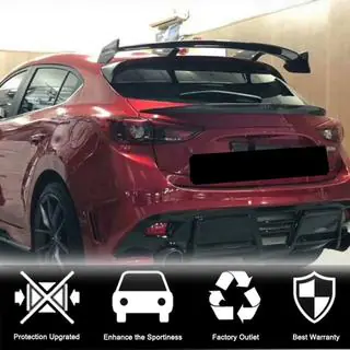Spoiler V2 (HB, carbon) Mazda 3 2013–2019 foto 3