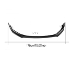 Mazda 3 2013–2019 Carbon frontbumper lip Lip (2014-2016, Carbon) foto 6