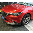 Mazda 6 2012–2024 Frontbumper lip Lip V1 (2017-2019, Carbon) foto 3