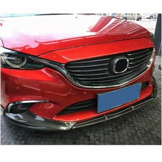 Frontbumper lip Lip V1 (2017-2019, Carbon) Mazda 6 2012–2024 foto 2