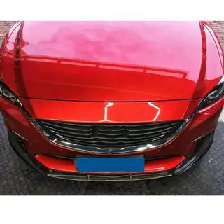 Frontbumper lip Lip V1 (2017-2019, Carbon) foto 4