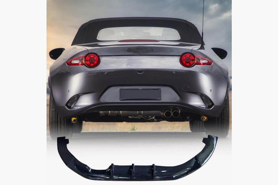 Mazda MX-5 2014– Achterbumper diffuser V1 (2022+, Carbon) Image