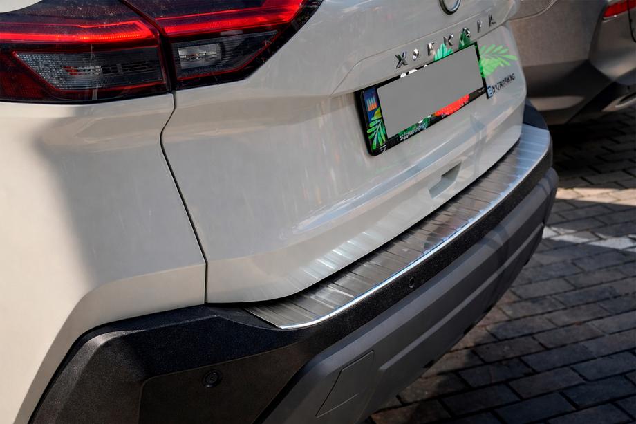 Nissan X-trail T33/Rogue 2022– Carmos RVS achterbumperbeschermer (Voor e-Power, mat) Foto 5