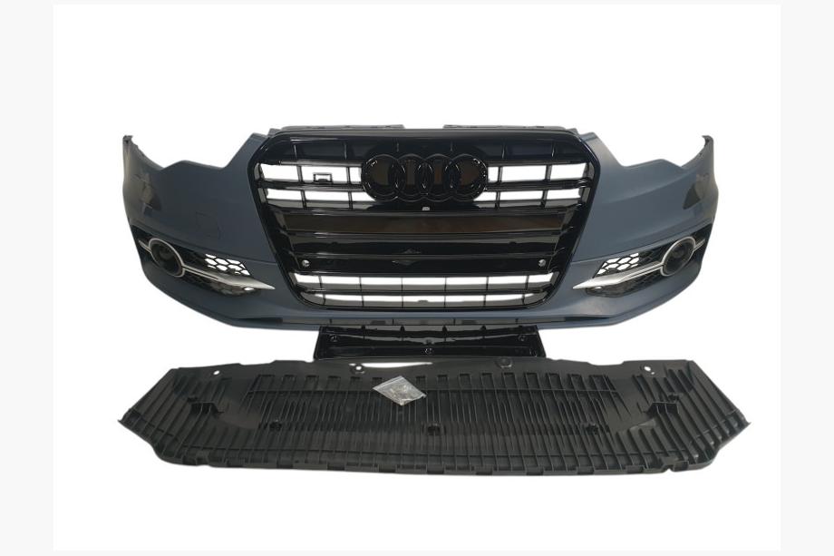 Audi A6 C7 2011–2017 Voorbumper met zwarte grille S6-Style (2011-2014) Image