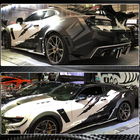Chevrolet Camaro 2015– Wielkastlijsten (2016-2019, Carbon) foto 2