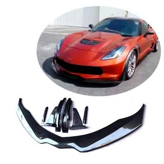Voorbumper lip (2013-2017, carbon) Chevrolet Corvette C7 2013–2019 foto 1
