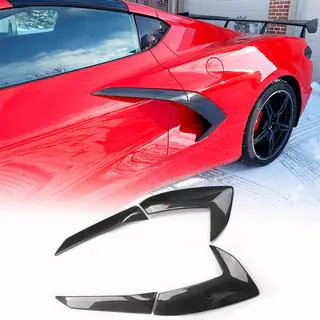 Achterspatbord covers (2019-2022, Carbon)