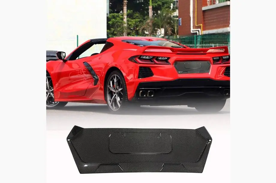 Chevrolet Corvette C8 2019– Carbon kofferbakdeksel cover (2019-2022, Carbon) Image