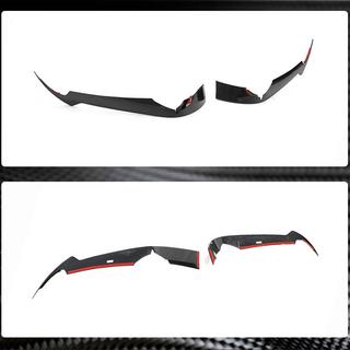 Carbon lippen voor de voorbumper (2019-2022, Carbon) foto 4