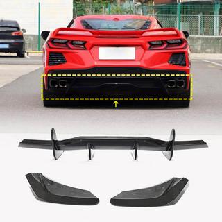 Achterbumper diffuser V1 (2019-2022, Carbon) foto 1