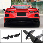 Chevrolet Corvette C8 2019– Achterbumper diffuser V2 (2019-2022, Carbon) foto 2