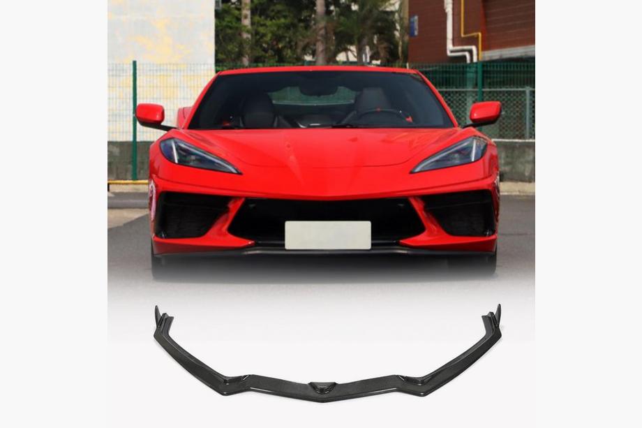 Chevrolet Corvette C8 2019– Frontbumper lip (Carbon) Image
