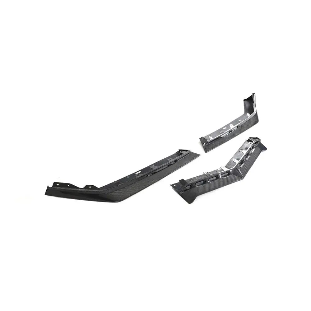 Chevrolet Corvette C8 2019– Frontbumper lip spoiler (voor Z06, 2020-2024, carbon) foto 7