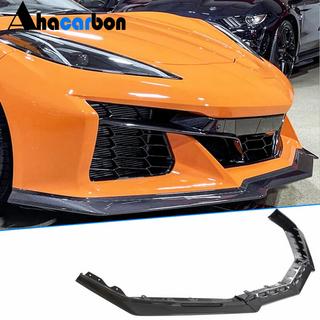 Frontbumper lip spoiler (voor Z06, 2020-2024, carbon) foto 1
