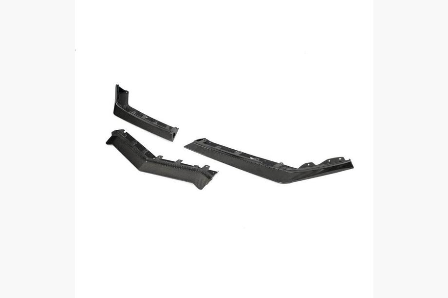 Chevrolet Corvette C8 2019– Carbon frontbumper lip (voor Z06, 2022-2024, carbon) Foto 4