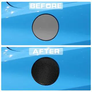 Cover voor tankklep (carbon) Chevrolet Corvette C8 2019– foto 2