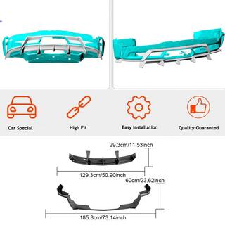Achterbumper diffuser (voor Z06, 2022-2024, carbon) foto 4