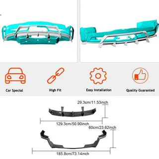 Achterbumper diffuser (voor Z06, 2022-2024, carbon) Chevrolet Corvette C8 2019– foto 4
