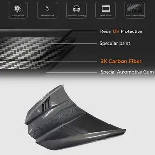 Motorkap (voor Z06, 2022-2024, carbon) Chevrolet Corvette C8 2019– foto 2