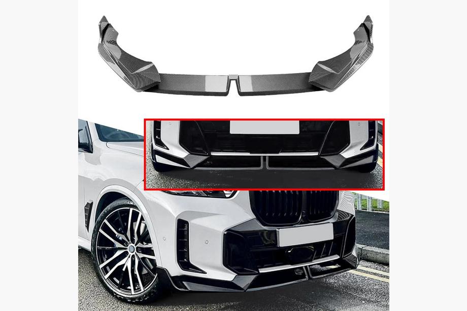 BMW X5 G05 2019–2026 Voorbumper lip splitter Paradigm V-1 (2023+, echt carbon) Image