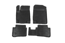 Kia Rio 2005–2011 Rubberen vloermatten met opstaande rand (4 stuks, Polytep) foto 1
