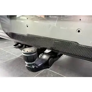 Achterbumper diffuser (voor G63 AMG, carbon) foto 3