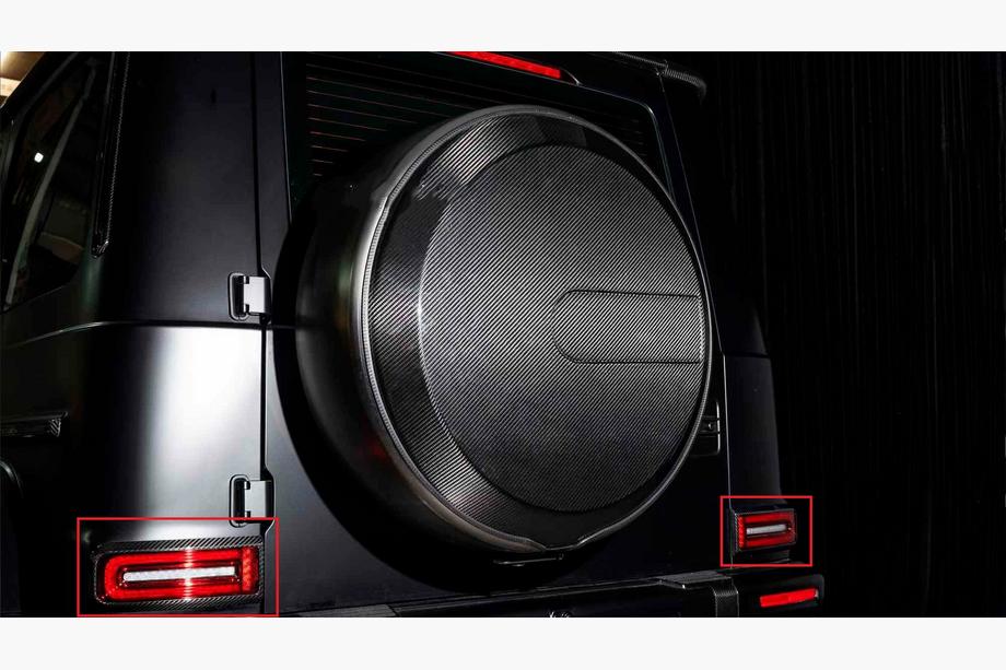 Mercedes G class W465 2025– Achterlichtomlijsting (Carbon) Image