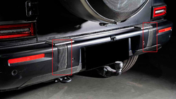 Mercedes G class W465 2025– Set bumperlip voor en achter (voor G63 AMG, carbon) foto 2