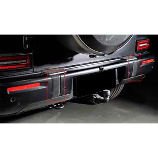 Set bumperlip voor en achter (voor G63 AMG, carbon) foto 2
