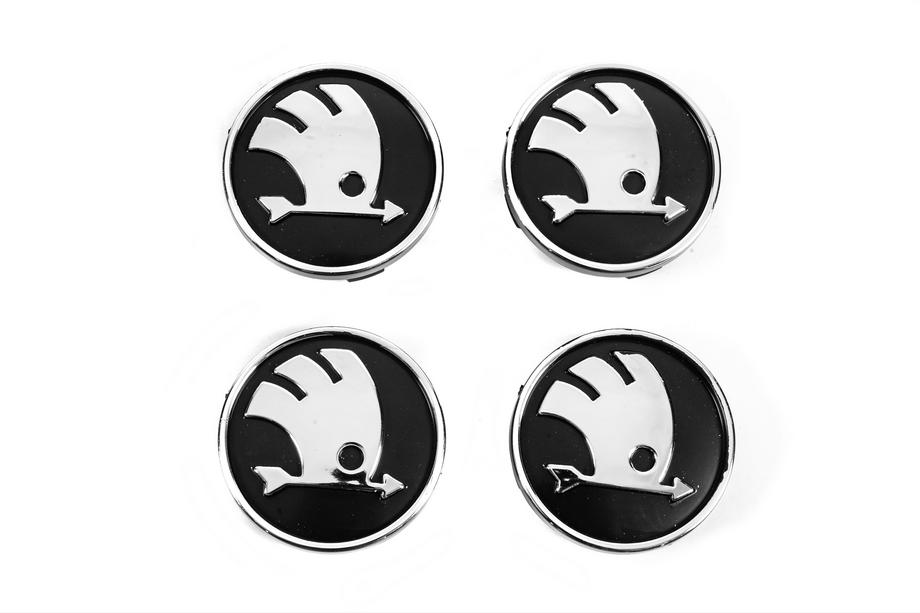 Skoda Naafdoppen 60/56 mm 9068 (4 stuks) Image