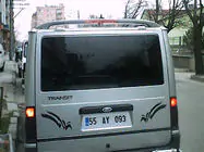 Ford Transit 2000–2014 Spoiler Ісіклі laag dak (lakbaar) foto 4