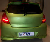 Hyundai I-20 2008–2012 Achterste onderste diffuserlijst (spuitklaar) foto 1