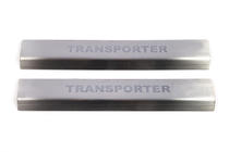 Volkswagen T5 Transporter 2003–2010 Laser instaplijsten (2 stuks, RVS) foto 2