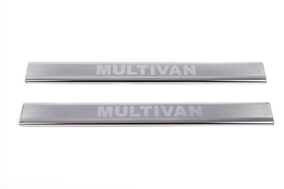 Volkswagen T4 Caravelle/Multivan 1990–2003 LASER dorpelplaten (2 stuks, staal) Foto 2