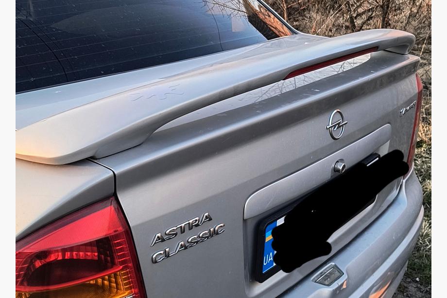 Opel Astra G Classic 1998–2012 Spoiler Sedan (spuitklaar) Image