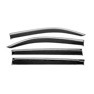 Windschermen met chromen sierlijst Niken Luxury (4 stuks)