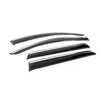 Windschermen met chromen sierlijst Niken Luxury (4 stuks) foto 3