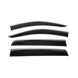 Raamwindschermen met chroomstrip Niken Luxury (2015-2022, 4 stuks) Ford Ranger 2011–2022 foto 3