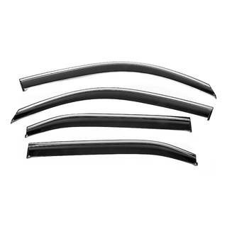 Winddeflectors met chromen sierlijst Niken Luxury (EU/Asia, 4 stuks)