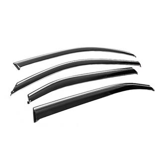 Winddeflectors met chromen sierlijst Niken Luxury (EU/Asia, 4 stuks) foto 3