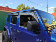 Jeep Wrangler 2018– Raamwindschermen Niken Luxury (4 stuks) foto 4