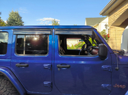 Jeep Wrangler 2018– Raamwindschermen Niken Luxury (4 stuks) foto 1