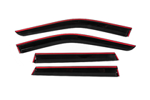Jeep Grand Cherokee WK2 2010–2021 Windschermen met chromen sierlijst Niken Luxury (4 stuks) foto 4