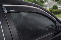 Kia Sportage 2004–2010 Windschermen met chromen sierlijst Niken Luxury (4 stuks) foto 3