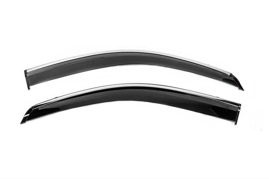 Mercedes Vito/V-klasse W447 2014– Raamwindschermen met chromen sierlijst Niken Luxury (2 stuks) Image
