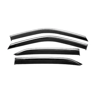 Windschermen met chromen sierlijst Niken Luxury (4 stuks)
