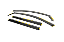 Mitsubishi L200 2015–2024 In-channel raamdeflectoren Niken Luxury (4 stuks) foto 2