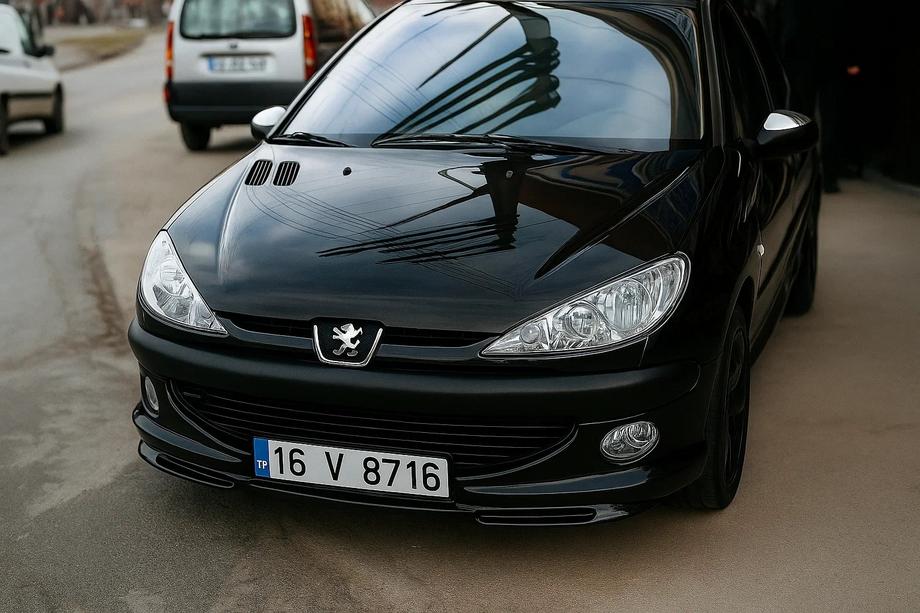 Peugeot 206 1998–2024 Voorbumper onderlip (spuitklaar) Image